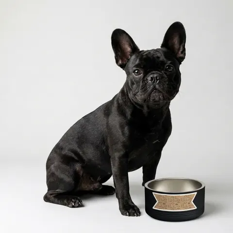 Holiday Family Dinner Icons Pet Bowl
