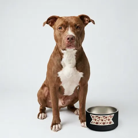 Holiday Hot Cocoa & Marshmallows Pet Bowl