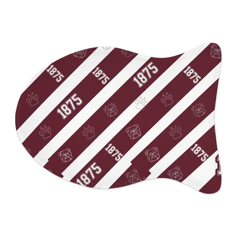 Alabama A&M 1875 Maroon & White Pet Feeding Mats — other view