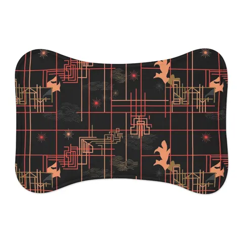 Atlanta Zone 6 Neon Pet Feeding Mats — other view