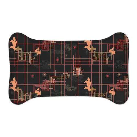 Atlanta Zone 6 Neon Pet Feeding Mats — other view