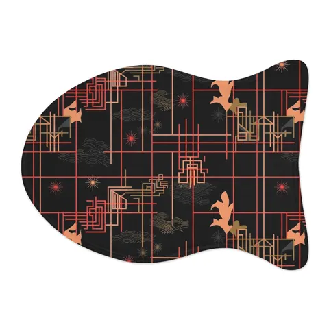 Atlanta Zone 6 Neon Pet Feeding Mats — other view