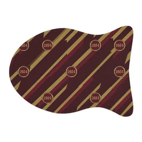 Bethune-Cookman 1904 Maroon & Gold Pet Feeding Mats — other view