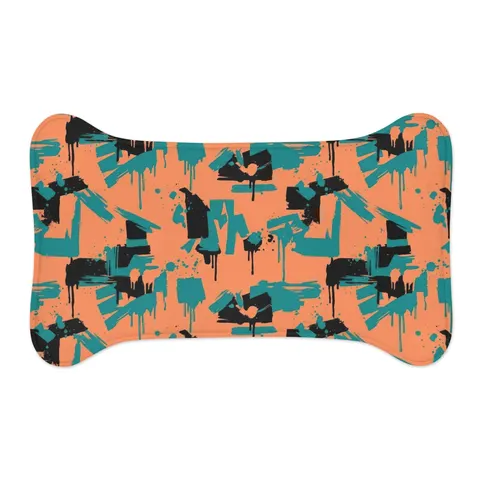Atlanta Old Fourth Ward Murals Pet Feeding Mats — other view
