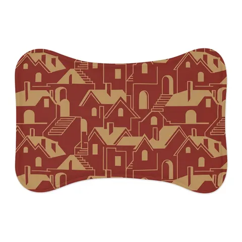 Brooklyn Bed-Stuy Blocks Pet Feeding Mats — other view