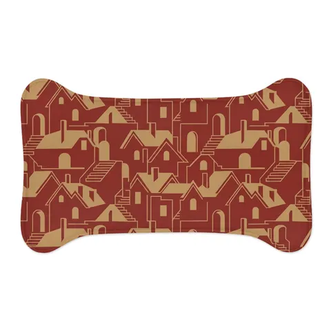 Brooklyn Bed-Stuy Blocks Pet Feeding Mats — other view