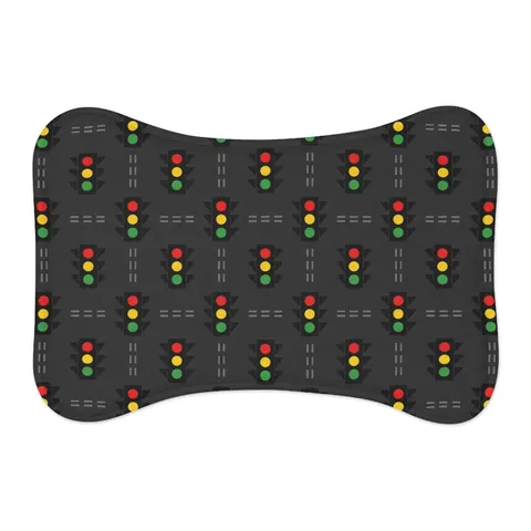 Houston Fifth Ward Signals Pet Feeding Mats — other view