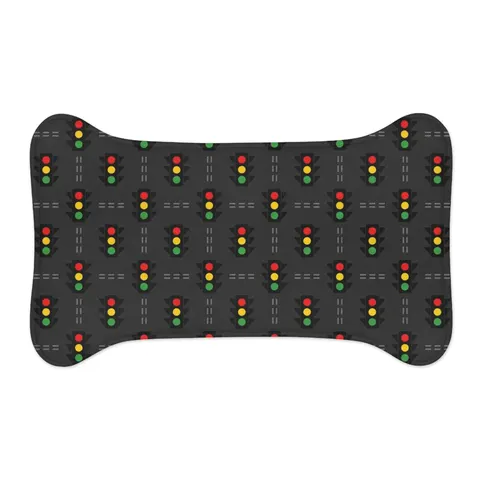 Houston Fifth Ward Signals Pet Feeding Mats — other view
