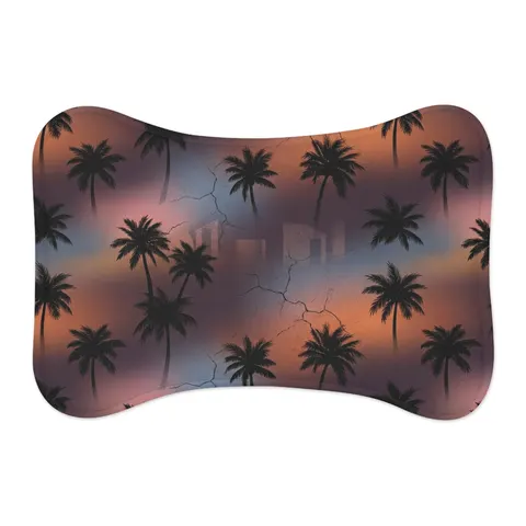 Compton Palm Tree Shadows Pet Feeding Mats — other view
