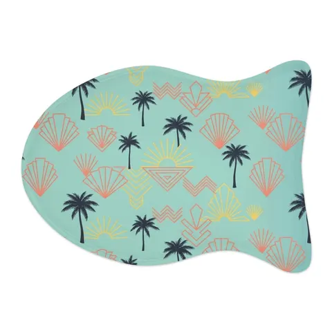 Miami Overtown Pastel Nights Pet Feeding Mats — other view