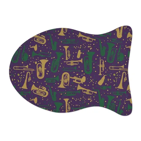 New Orleans Treme Brass Band Pet Feeding Mats — other view