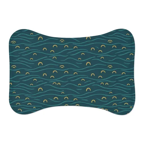 Oakland Lake Merritt Reflections Pet Feeding Mats — other view
