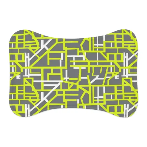 Queens South Jamaica Grid Pet Feeding Mats — other view
