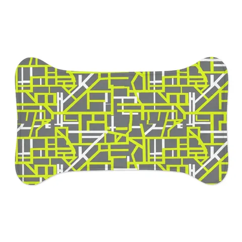 Queens South Jamaica Grid Pet Feeding Mats — other view