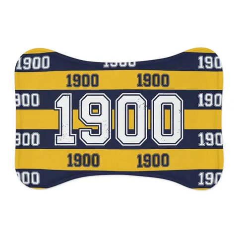 Coppin State 1900 Blue & Yellow Pet Feeding Mats — other view