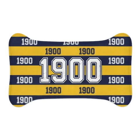 Coppin State 1900 Blue & Yellow Pet Feeding Mats — other view