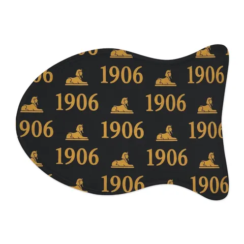 Alpha 1906 Black & Old Gold Pet Feeding Mats — other view