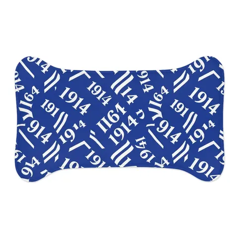 Sigma 1914 Royal Blue & White Pet Feeding Mats — other view