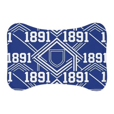 Elizabeth City State 1891 Blue & White Pet Feeding Mats — other view