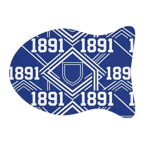 Elizabeth City State 1891 Blue & White Pet Feeding Mats — other view