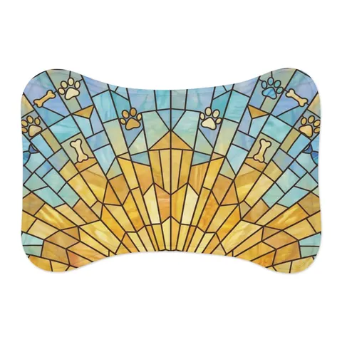 Faith Flag Sunburst Sanctuary Pet Feeding Mats — other view