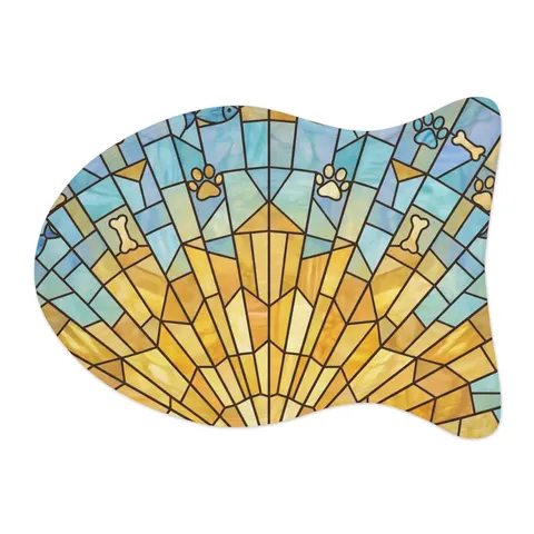 Faith Flag Sunburst Sanctuary Pet Feeding Mats — other view