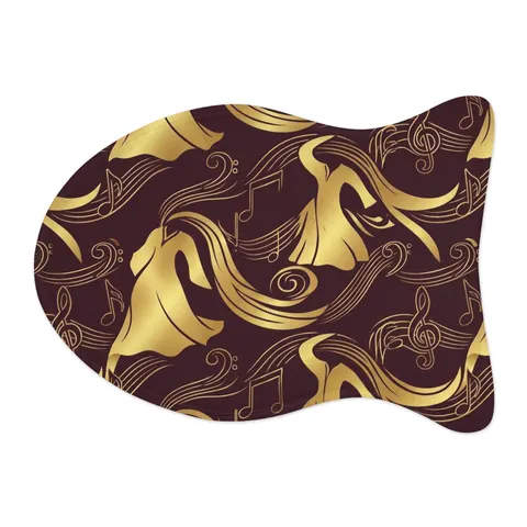 Faith Flag Gospel Choir Robes Pet Feeding Mats — other view