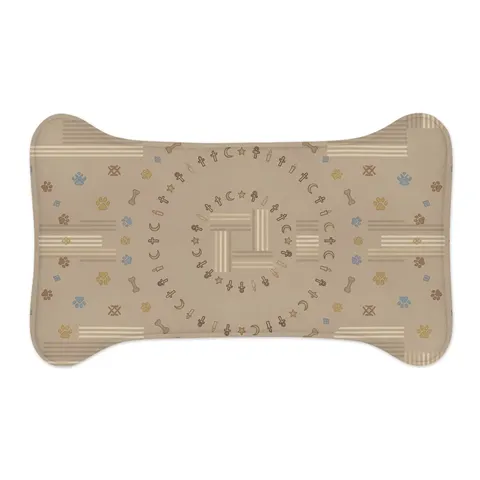 Faith Flag Multi-Faith Harmony Circle Pet Feeding Mats — other view