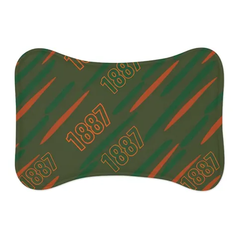 FAMU 1887 Orange & Green Energy Pet Feeding Mats — other view