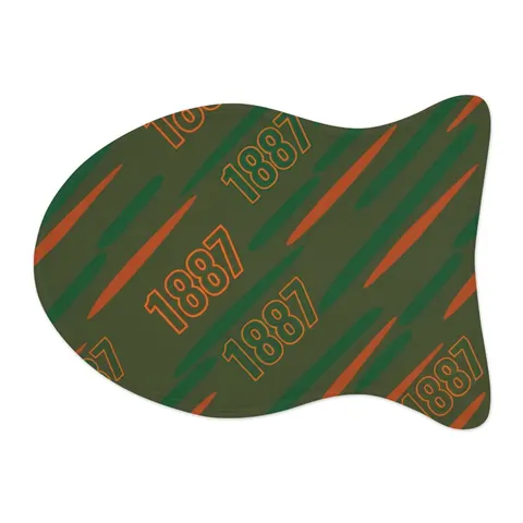 FAMU 1887 Orange & Green Energy Pet Feeding Mats — other view