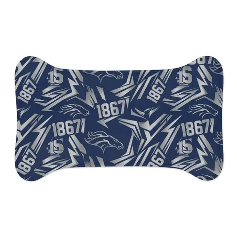 Fayetteville State 1867 Blue & Silver Pet Feeding Mats — other view