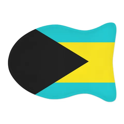 Bahamas Aqua Triangle Pet Feeding Mats — other view