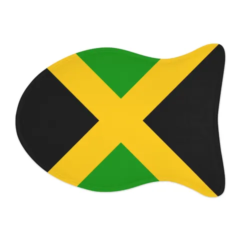 Jamaica Gold Cross Pet Feeding Mats — other view