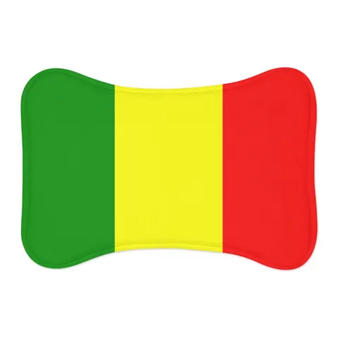 Mali Green Yellow Red Pet Feeding Mats — other view