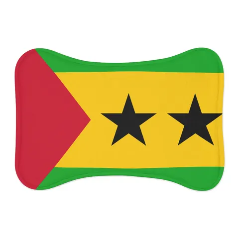São Tomé & Príncipe Stars & Stripes Pet Feeding Mats — other view
