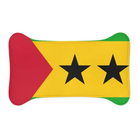 São Tomé & Príncipe Stars & Stripes Pet Feeding Mats — other view