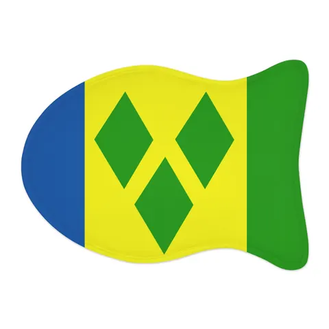 St. Vincent & Grenadines Diamonds Pet Feeding Mats — other view