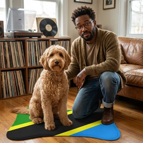 Tanzania Diagonal Bands Pet Feeding Mats