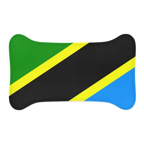 Tanzania Diagonal Bands Pet Feeding Mats — other view