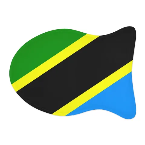 Tanzania Diagonal Bands Pet Feeding Mats — other view