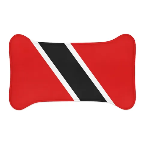 Trinidad & Tobago Diagonal Stripe Pet Feeding Mats — other view