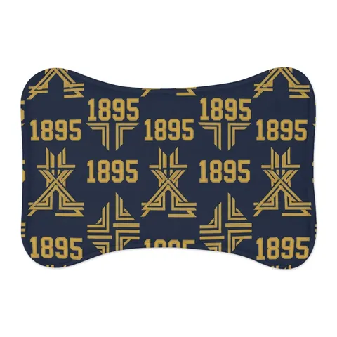 Fort Valley State 1895 Blue & Gold Pet Feeding Mats — other view
