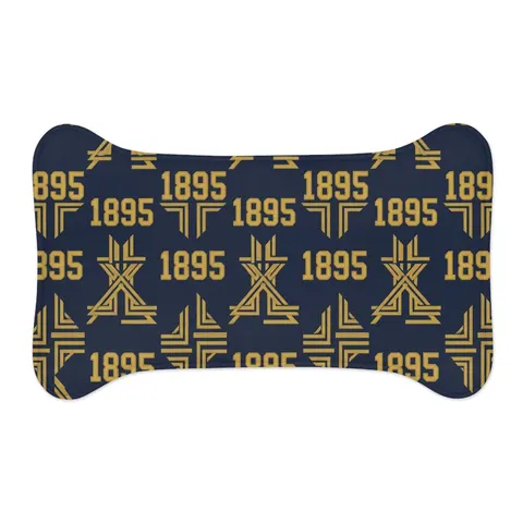 Fort Valley State 1895 Blue & Gold Pet Feeding Mats — other view