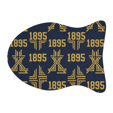 Fort Valley State 1895 Blue & Gold Pet Feeding Mats — other view