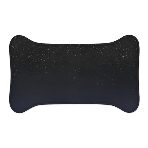 New Year Midnight Sparkle Gradient Pet Feeding Mats — other view