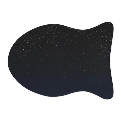 New Year Midnight Sparkle Gradient Pet Feeding Mats — other view