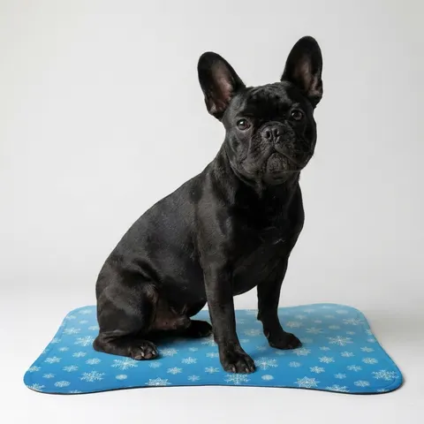Holiday Snowflake All-Over Pet Feeding Mats