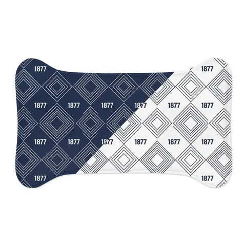 Jackson State 1877 Blue & White Split Pet Feeding Mats — other view