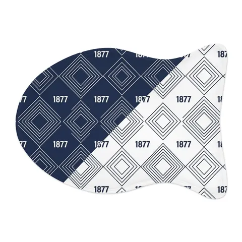 Jackson State 1877 Blue & White Split Pet Feeding Mats — other view