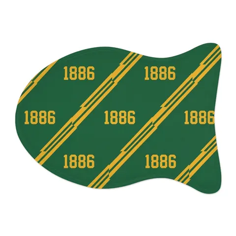 Kentucky State 1886 Green & Gold Pet Feeding Mats — other view